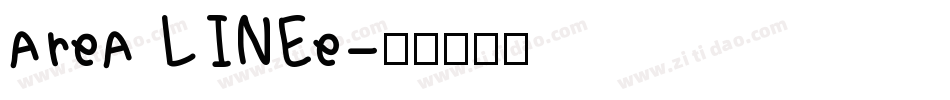 area LINEe字体转换
